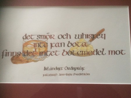 Smör & Whisky - ordspråk  A3